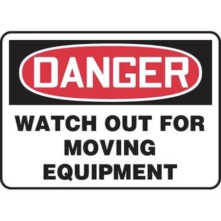 Accuform OSHA DANGER SAFETY SIGN WATCH OUT MEQD101XL MEQD101XL